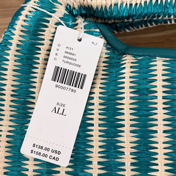 Anthropologie Brigitte Satchel Melie Bianco Raffia Edition - Picture 6 of 8